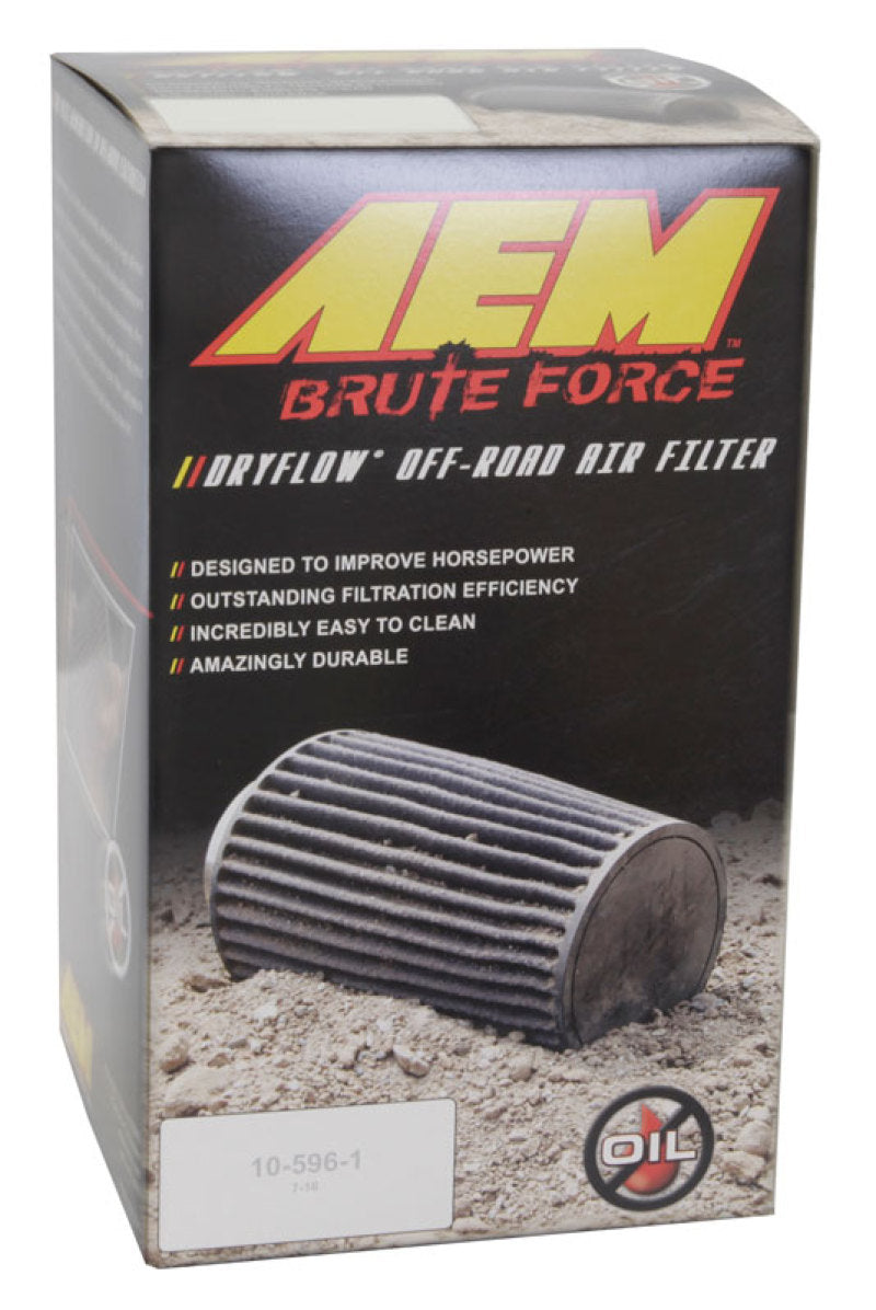 AEM Dryflow 3.5in. X 7in. Round Tapered Air Filter