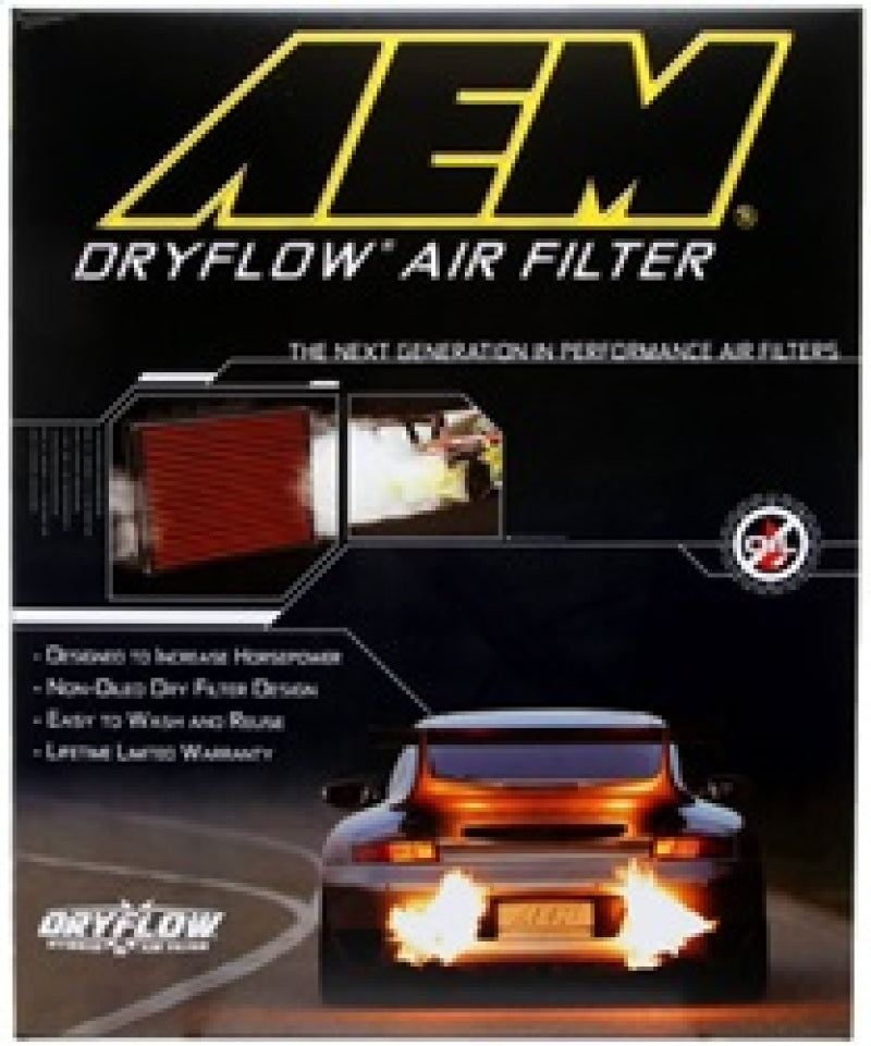 AEM 11 Jeep Grand Cherokee / 11 Durango 9.625in O/S L x 8.875in O/S W x 2.375in H DryFlow Air Filter