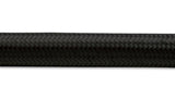 Vibrant -4 AN Black Nylon Braided Flex Hose (2 foot roll)